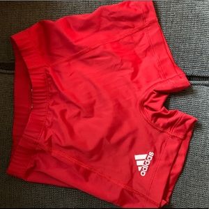 Red spandex worn a couple times